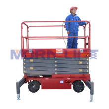 widely used 400-8*4pcs pneumatic tyres 7m 9m 11m 12m 13m 16m high man electric scissor aerial work scissor lift platform